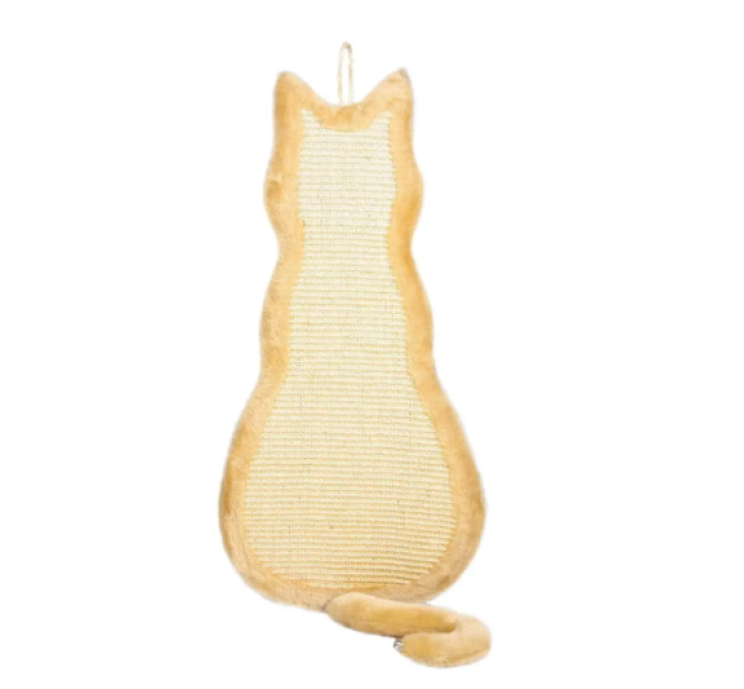Дряпка Тріксі для котів Cat плоска плюш/поліестер біж 35*69см арт.43112