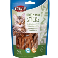 Ласощі Trixie для котів Тріксі Преміо "Mini Sticks" курка/рис 50г арт.42708