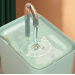 Автоматична поїлка-фонтан, pet water fountain, 1.5L, USB зелений