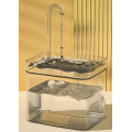 Автоматична поїлка-фонтан, pet water fountain, 1.5L, 220V Прозорий