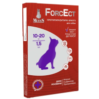 Краплі Modes ForcEct протипаразитарні для собак 10-20кг 1,5мл (3шт-уп)