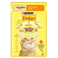 Упаковка Friskies(Фріскіс).З куркою. Шматочки у підливці 85г*26шт
