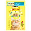 Упаковка Friskies(Фріскіс).З лососем. Шматочки у підливці 85г*26шт