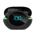 Навушники Y80 Bluetooth 5.0 безпровідні, водонепроникні, з мікрофоном, сенсорні, чорні, стерео, цифрове табло