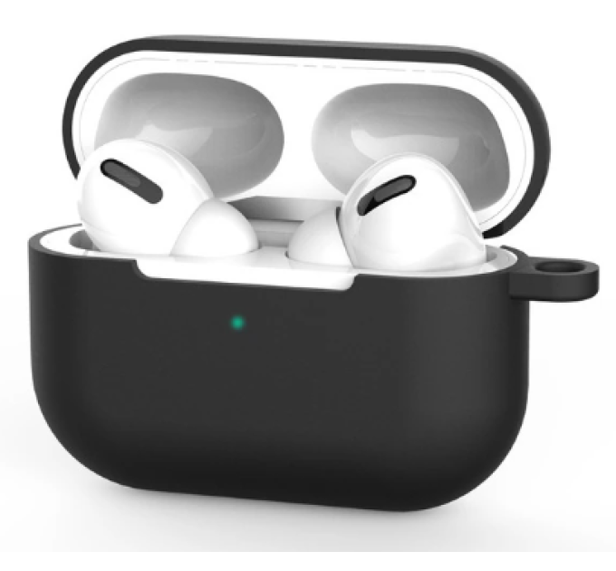 Чохол для навушників AirPods Pro силіконовий Apple, Mysterious Black