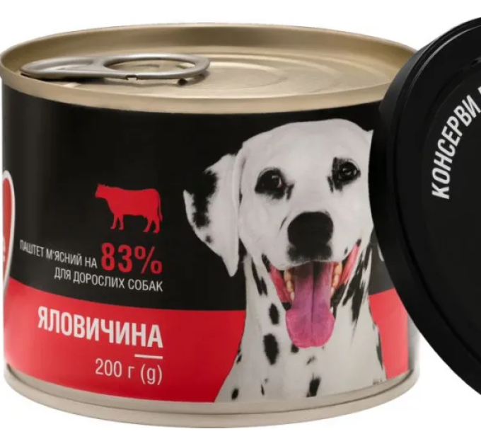 Carnie паштет мясний з яловичиною для дорослих собак 200 г