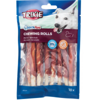 Паличка Trixie для чищення зубів Denta Fun натруральна шкіра 12см. 80г. 10 шт/упак 31371