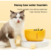 Автоматична поїлка-фонтан USB, pet water fountain 2L, бджілка, жовтий з чорними полосками