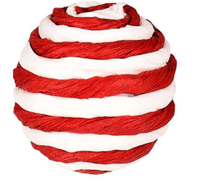 Flamingo Fa Ball м\'ячик мотузковий смугастий, іграшка для котів, колір в асорт., 4см 560777