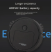 Робот пилосос, міні, чорний, робочий час 30хв, 3.7V/400mAh