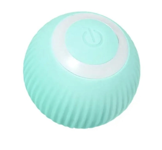 Смарт іграшка PetGravity обертовий м\'ячик для котів або собак бірюзовий PG-CT042