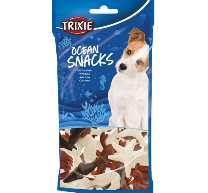31634 TRIXIE Ласощі для собак "Ocean Snack" з тунцем та куркою 100 г