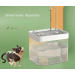 Автоматична поїлка-фонтан, pet water fountain, 1.5L, USB Прозорий з білою кришкою