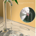 Автоматична поїлка-фонтан, pet water fountain, 1.5L, USB Прозорий з білою кришкою