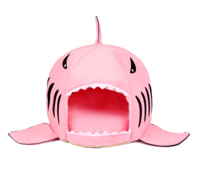 Будинок "Shark" для великих собак S:36*36*34cm, рожевий