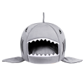 Будинок "Shark" для великих собак М:45*45*43cm, сірий