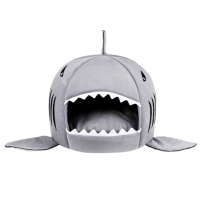 Будинок "Shark" для собак XXS: 15*15*20cm, сірий