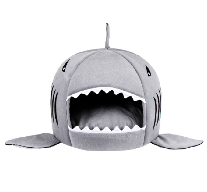 Будинок "Shark" для великих собак S:36*36*34cm, сірий
