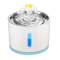 Автоматичний фонтан для тварин (світлодіодний) 2,4 л (нержавіюча сталь), блакитний