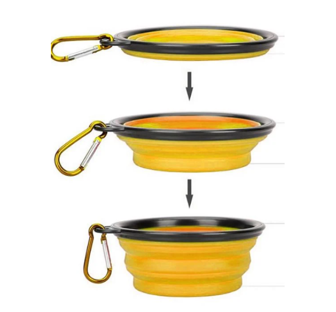 Миска для собак, 2500ml, жовта