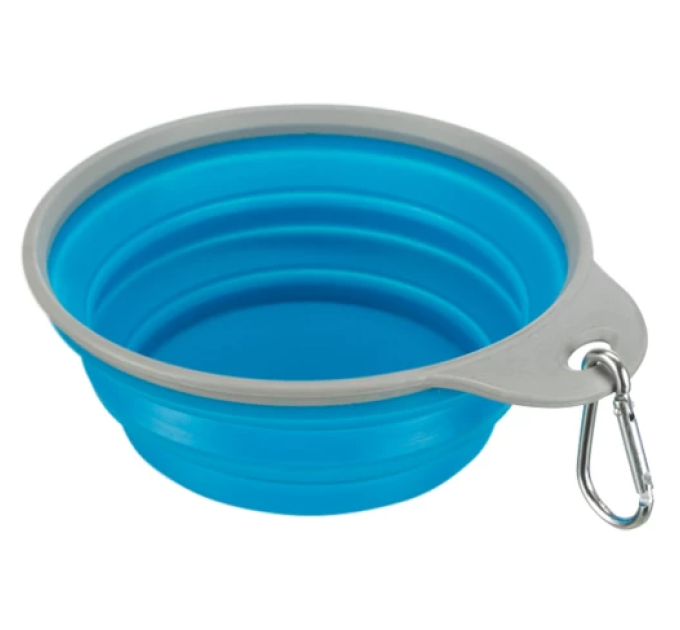 Миска для собак, 1000ml, блакитна/темно-блакитна
