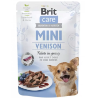 Корм Brit Care вологий для собак Бріт Пате енд Міт Міні з філе дичини в соусі 85 г
