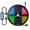 Світлодіодна стрічка 5v Bluetooth Rgb керування через смартфон (пульт на 24 кнопки в телефоні), 4м. 5050rgb