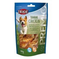 Ласощі Trixie для собак Тріксі Преміо Banana & Chicken банан/курка 100 г. 31582