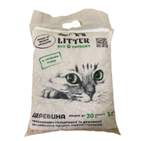 Наповнювач з деревини CAT LITTER (БІЛИЙ) 5.0 кг.