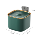 Автоматична поїлка-фонтан USB, pet water fountain 3L, квадратний, зелений з золотим, датчик руху