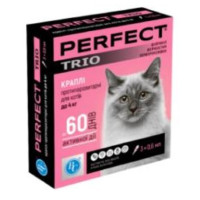 Краплі PerFect TRIO для котів до 4 кг 0,6 мл