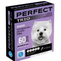 Краплі PerFect TRIO для собак  4-10 кг 0,8 мл