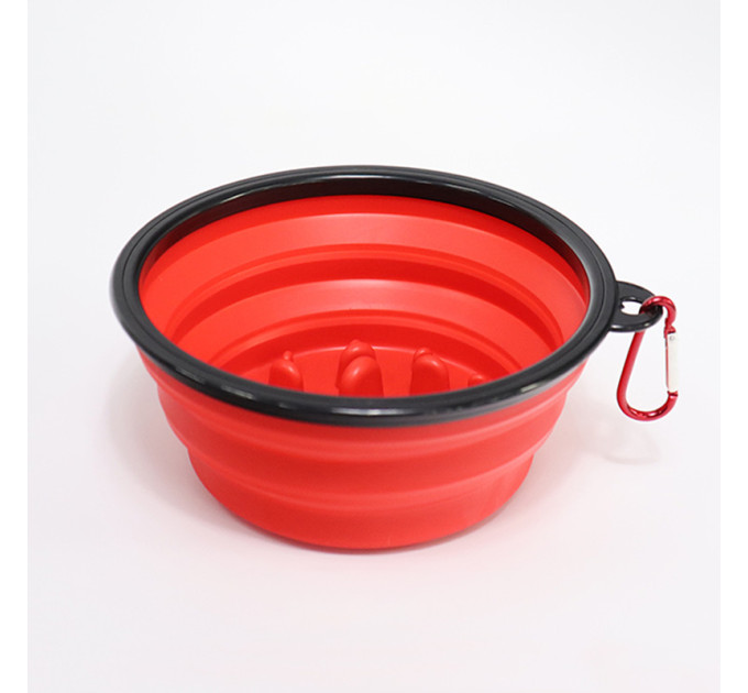 Миска для тварин, червона, PBW016-M, 650 ML
