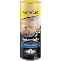 Вітаміни GimCat для котів додатковий корм ГімКет КетТабс з рибою та біотином таб. 425г(708 шт.)