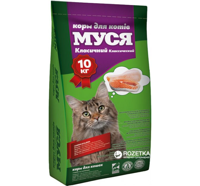 Корм коти Муся 10 кг Класік