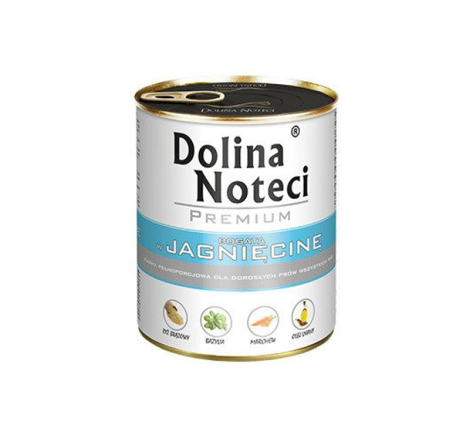 Корм конс. Dolina Noteci для собак з ягням, 400 гр