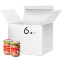 Упаковка Леопольд М\'ясні делікатеси з м\'ясом та овочами для собак 500гх6 шт