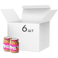 Упаковка Леопольд М\'ясний корм з куркою та субпродуктами для собак720гх6 шт