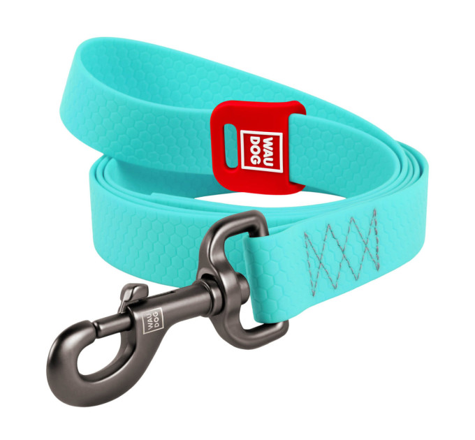 Повідець WAUDOG Waterproof, водостійкий, світлонакопичувальний, М, Ш 20 мм, Дов 122 см 2726