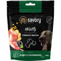 Хрусткі ласощі Savory для здоров\'я суглобів собак, кролик і чорноплідна горобина 200 г