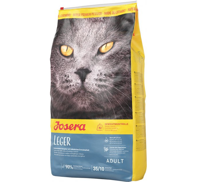 Корм Йозера ЛІЖЕ (Leger) для дорослих котів із зниженою потребою в енергії 10 кг