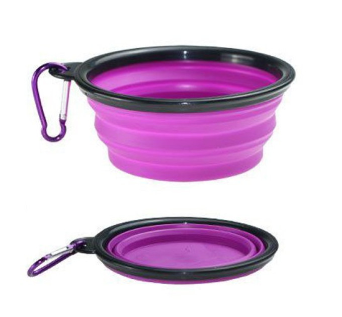 Миска для собак, 1000ml, фіолетова