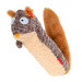 75309 Іграшка для собак Білка з пищалкою Gigwi Plush, текстиль, 29 см