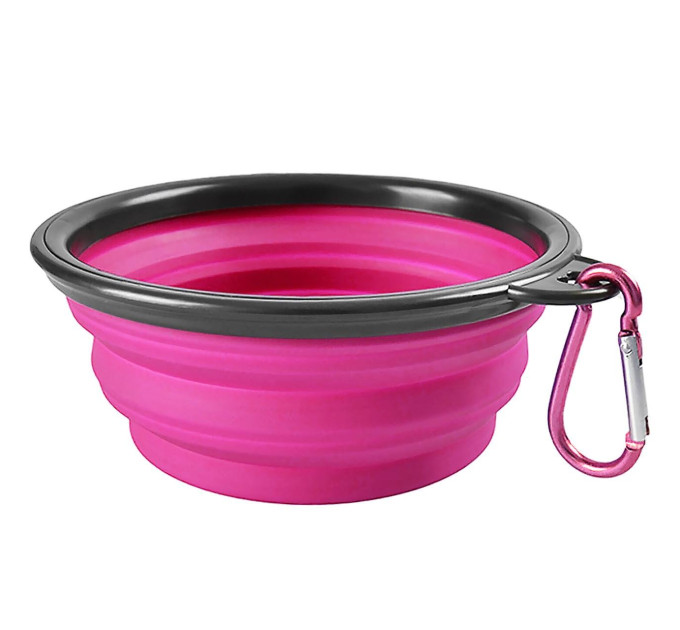 Миска для собак, 1000ml, рожева