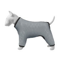 Дощовик для собак WAUDOG Clothes світловідбиваючий, L50, В 70-74 см, С 47-50 см (5434)