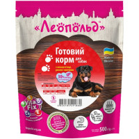 Леопольд Готовий корм з м\'ясом птиці, рисом і овочами для собак 500г