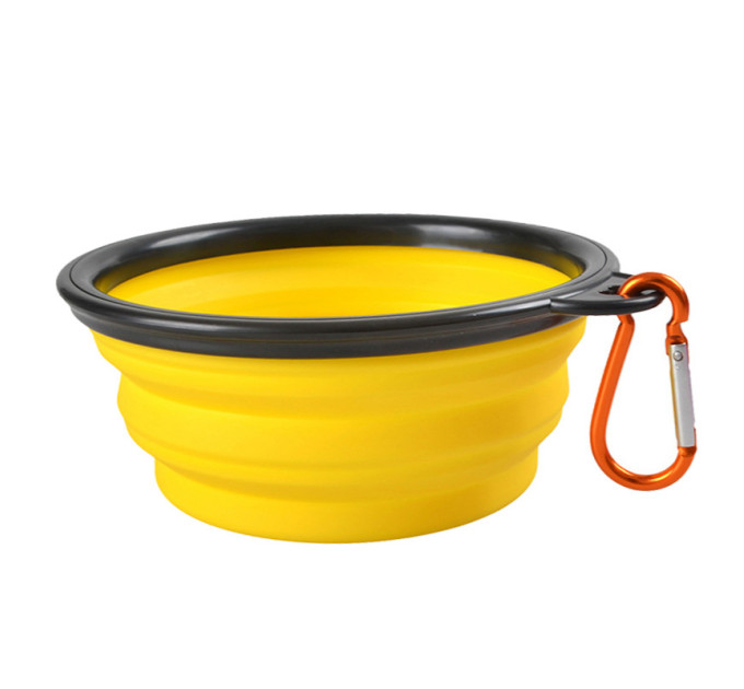 Миска для собак, 1000ml, жовта