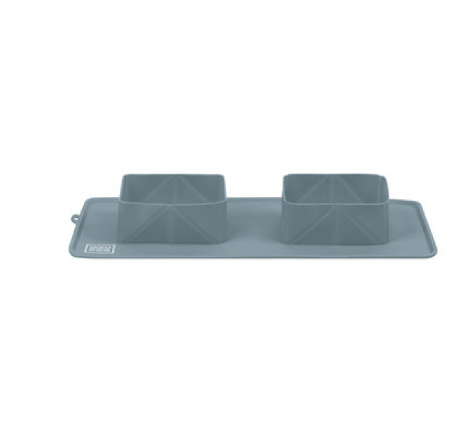 508011 Миска складна WAUDOG Silicone,  385х230х50 мм сірий
