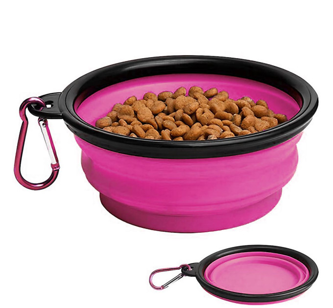 Миска для собак, 2500ml, рожева