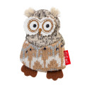 75036 Іграшка для собак сова з пищалкою Gigwi Plush, текстиль, 10см